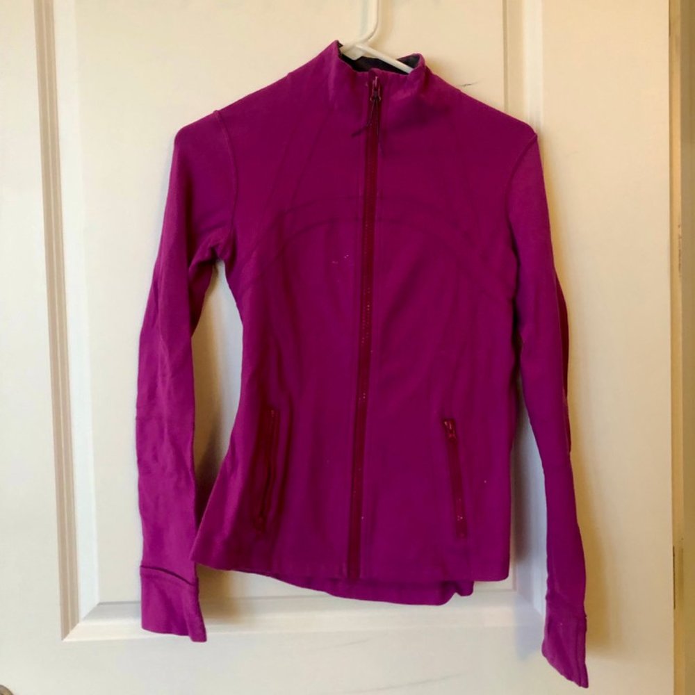 Pink lululelemon sports jacket